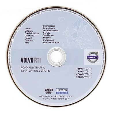 Jaguar Denso Dvd Navigation Europe West (2011-2012)