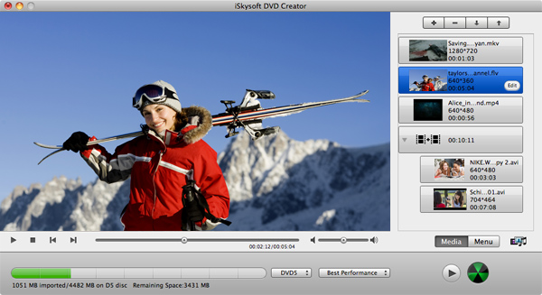 Скачать iSkysoft DVD Creator for Mac 3.6.3. Дата релиза. Convert video to